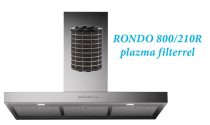   FALMEC - Páraelszívó MERCURIO EVO 60 cm inox + plazma filter  RONDO 800/210 R Fali páraelszívók páraelszívó