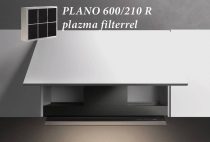   FALMEC - Páraelszívó VIRGOLA TOUCH 120 fekete + plazma filter PLANO 600/210 R   Beépíthető páraelszívók páraelszívó