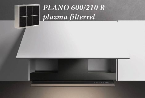 FALMEC - Páraelszívó VIRGOLA TOUCH 120 fekete + plazma filter PLANO 600/210 R   Beépíthető páraelszívók páraelszívó