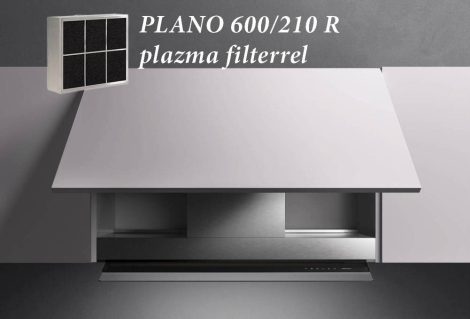 FALMEC - Páraelszívó VIRGOLA TOUCH 60 inox + plazma filter PLANO 600/210 R Beépíthető páraelszívók páraelszívó