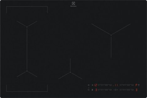 Electrolux EIV83443CT Bridge 600 Indukciós főzőlap, SaphirMatt SE 80 cm