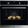 Electrolux EOD6P71X SteamBake beépíthető sütő gőzfunkcióval, maghőmérő, pirolitikus tisztítás, LED kijelző