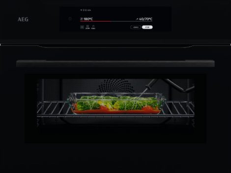 AEG NKK9N82KB ProAssist CombiQuick 9000 kompakt sütő, aqua clean