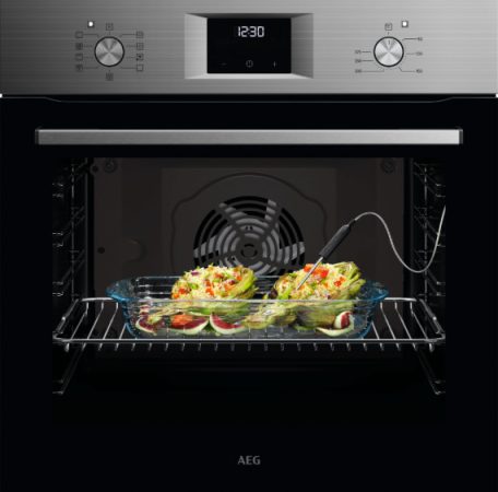 AEG OA5CB31SM SurroundCook/SteamBake 5000 gőzsütő, katalitikus hátfal/aqua clean tisztítással