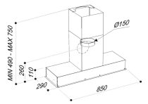   SIRIUS - Páraelszívó SL-930 AUTOMATIC Beépíthető páraelszívók páraelszívó